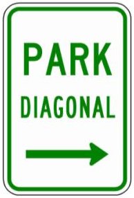 PARK DIAGONAL (NYP2-7) sign artwork