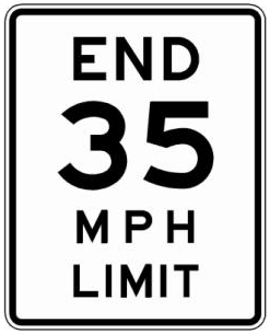 END 35 MPH LIMIT (NYR2-11) sign artwork