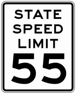 STATE SPEED LIMIT 55 (NYR2-2) sign artwork