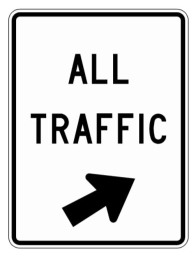ALL TRAFFIC (NYR3-14) sign artwork