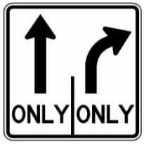 Through or Right-Turn Movements (NYR3-54) sign artwork
