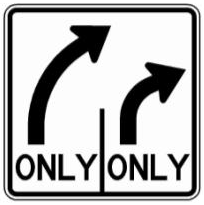 Two Right-Turn Movements (NYR3-55) sign artwork