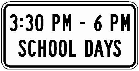 Time Restriction Plaque (NYR7-4P) sign artwork